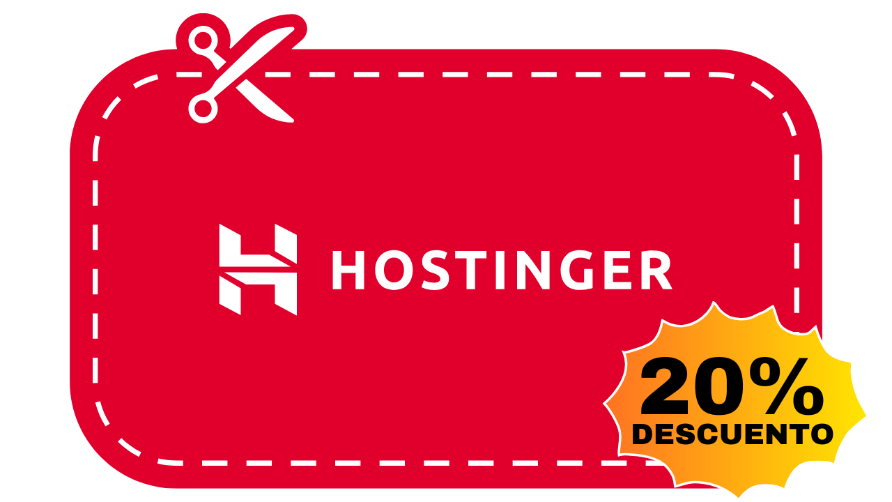 cupón descuento hostinger 22% descuento