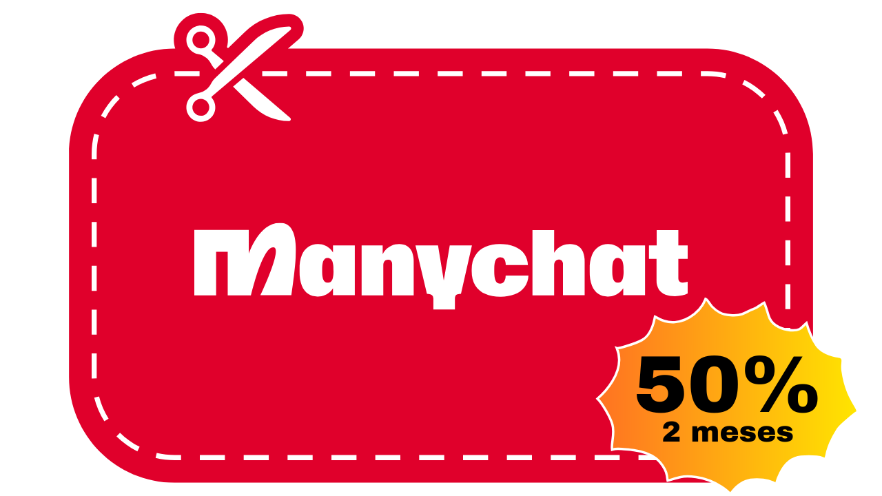 Cupón descuento manychat
