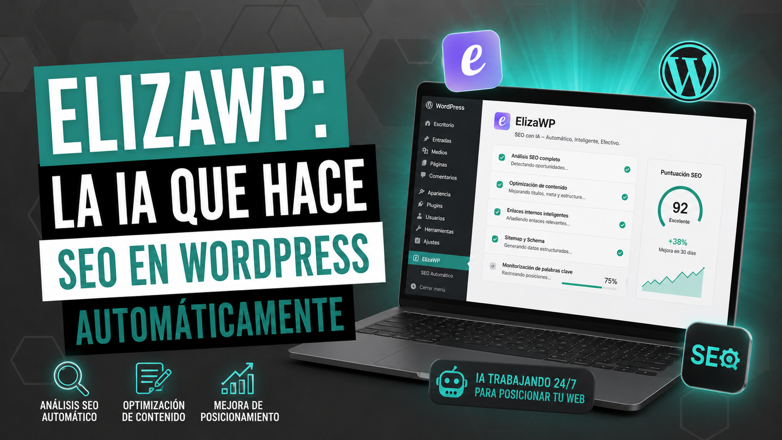 ElizaWP la IA que hace SEO en WordPress automáticamente