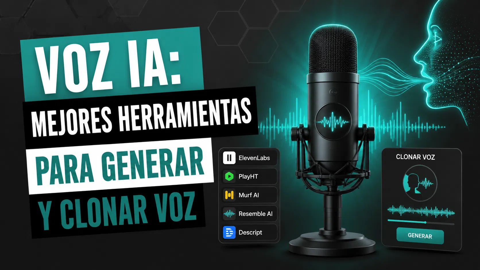 Home 2 voz ia mejores herramientas generar y clonar voz